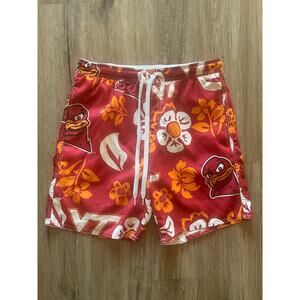 Wes and Willy VT Virginia Tech Hokies Swim Trunks Size Small